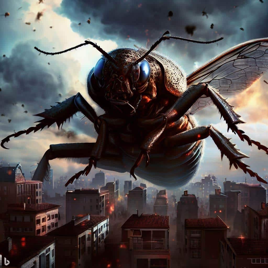 حمله حشرات غول پیکر به شهر ها