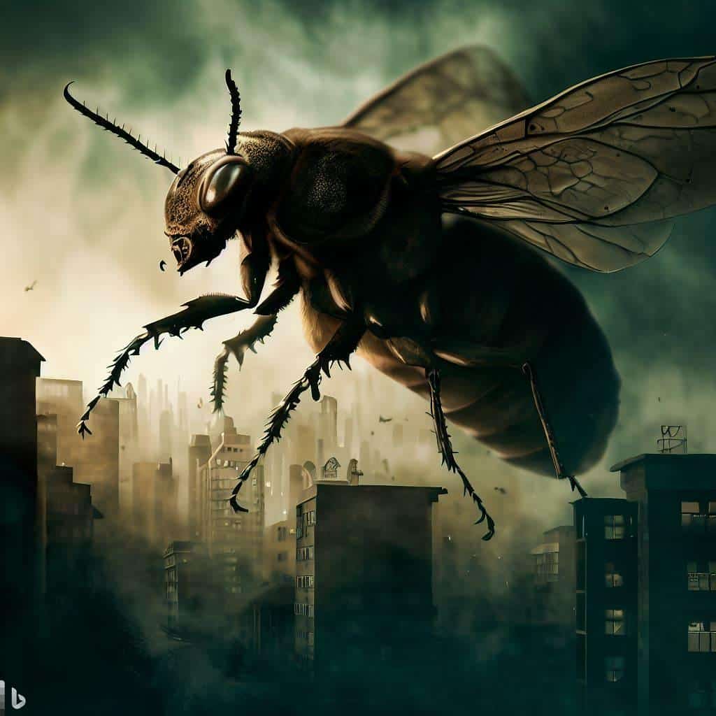 حمله حشرات به شهر ها