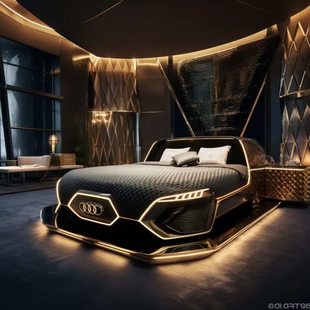 تخت مدل ماشین آئودی